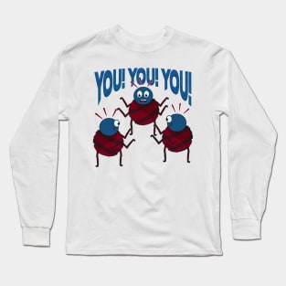 spiders you! meme Long Sleeve T-Shirt